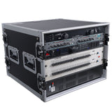 8U Space Amp Rack Mount ATA Flight Case 19" Depth