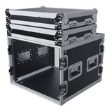 8U Space Amp Rack Mount ATA Flight Case 19" Depth