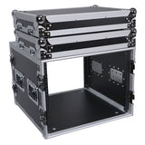 8U Space Amp Rack Mount ATA Flight Case 19" Depth