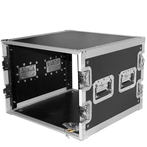 8U Space Amp Rack Mount ATA Flight Case 24 Inch Depth