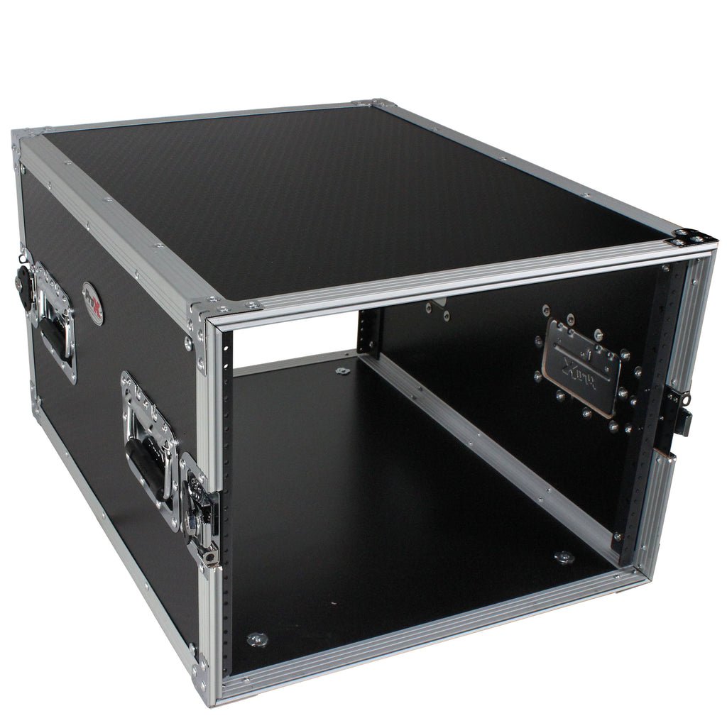 8U Space Amp Rack Mount ATA Flight Case 24 Inch Depth