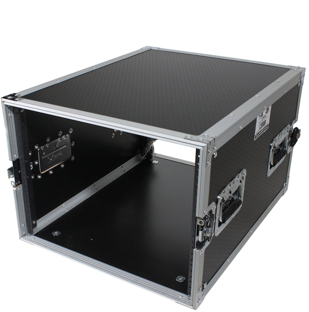 8U Space Amp Rack Mount ATA Flight Case 24 Inch Depth