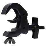 Set of 4 Aluminum Self-Locking M10 Clamp with Big Wing Knob for 2" Truss Tube Capacity 330 lbs. Black Finish