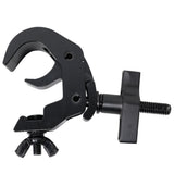 Set of 4 Aluminum Self-Locking M10 Clamp with Big Wing Knob for 2" Truss Tube Capacity 330 lbs. Black Finish
