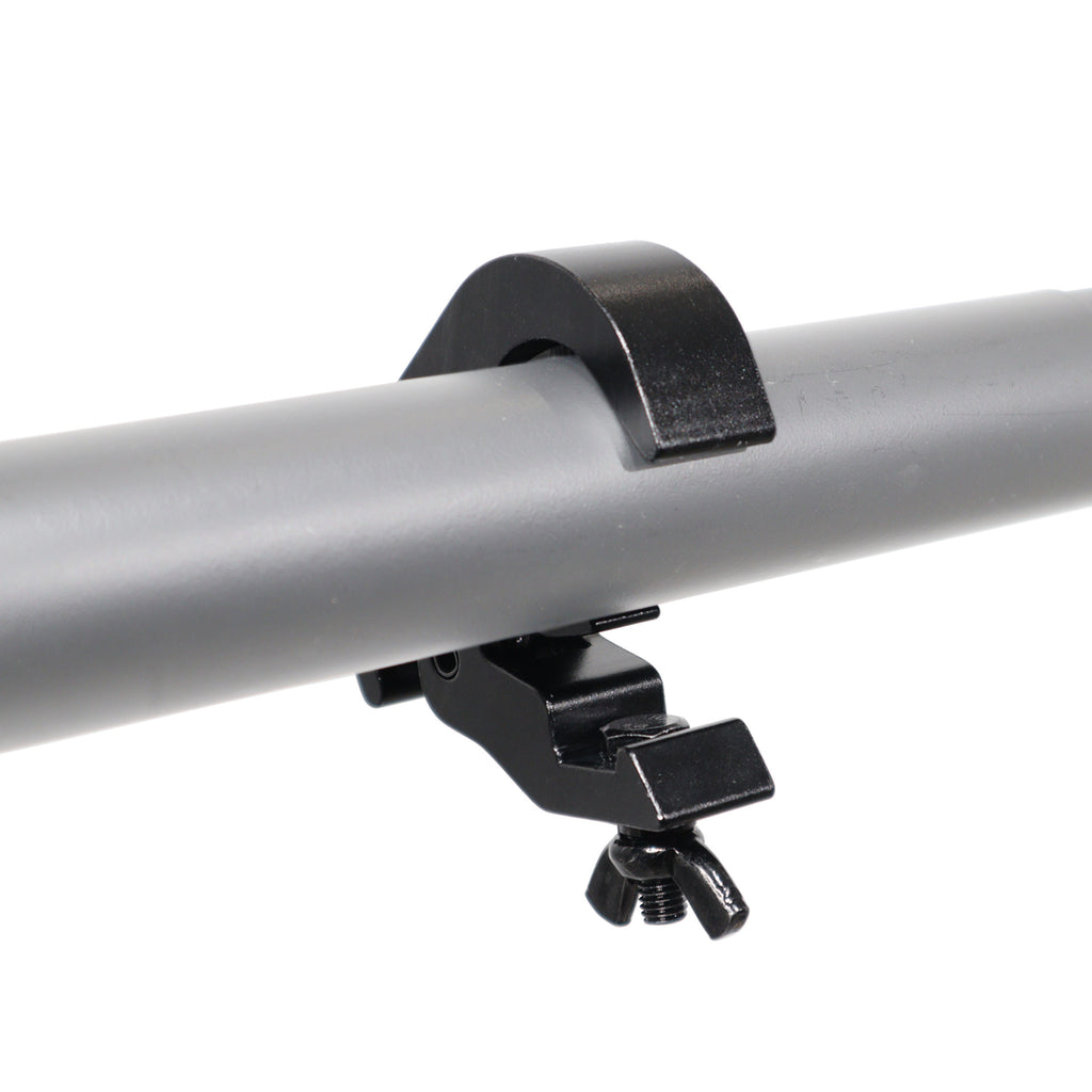 T-C12H-BLK Self-Locking M10 Clamp w/ Big Wing for 2" Truss Tube Capacity 330 lbs. — Aluminum