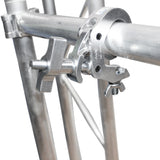 Aluminum Self-Locking M10 Clamp with Big Wing Knob for 2" Truss Tube Capacity 330 lbs.