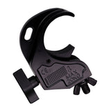 Aluminum Hook Style M10 Clamp with Big Wing Knob for 2" Truss Tube Capacity 45 Lbs. Black Finish