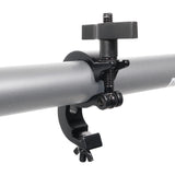Aluminum Pro Slim Hook Style M10 Clamp with Big Wing Knob for 2" Truss Tube Capacity 330 Lbs. Black Finish