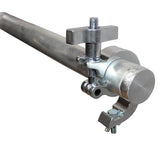 Aluminum Pro Slim Hook Style M10 Clamp with Big Wing Knob for 2" Truss Tube Capacity 330 Lbs.