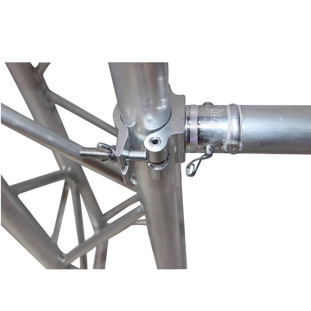 Aluminum Pro M10 Clamp with Half-Conical Connector for 2" Truss Tube Capacity 1102 lbs.