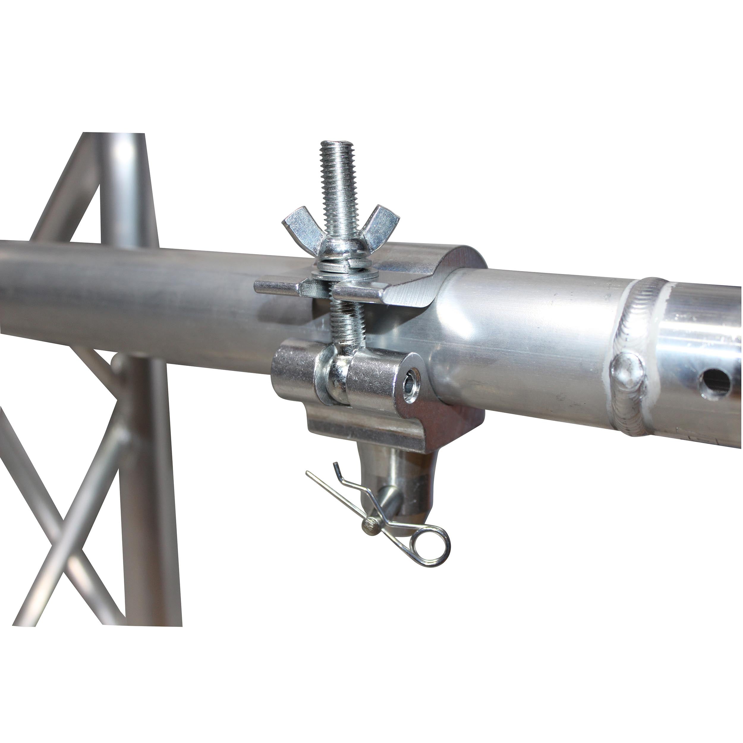 Aluminum Pro M10 Clamp with Half-Conical Connector for 2" Truss Tube Capacity 1102 lbs.