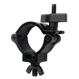 Aluminum Slim M10 O-Clamp with Big Wing Knob for 2" Truss Tube Capacity 165 lbs. Black Finish