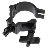 Aluminum Slim M10 O-Clamp with Big Wing Knob for 2" Truss Tube Capacity 165 lbs. Black Finish