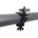 Aluminum Slim M10 O-Clamp with Big Wing Knob for 2" Truss Tube Capacity 165 lbs. Black Finish