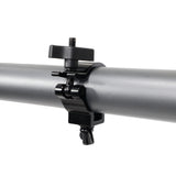 Aluminum Slim M10 O-Clamp with Big Wing Knob for 2" Truss Tube Capacity 165 lbs. Black Finish