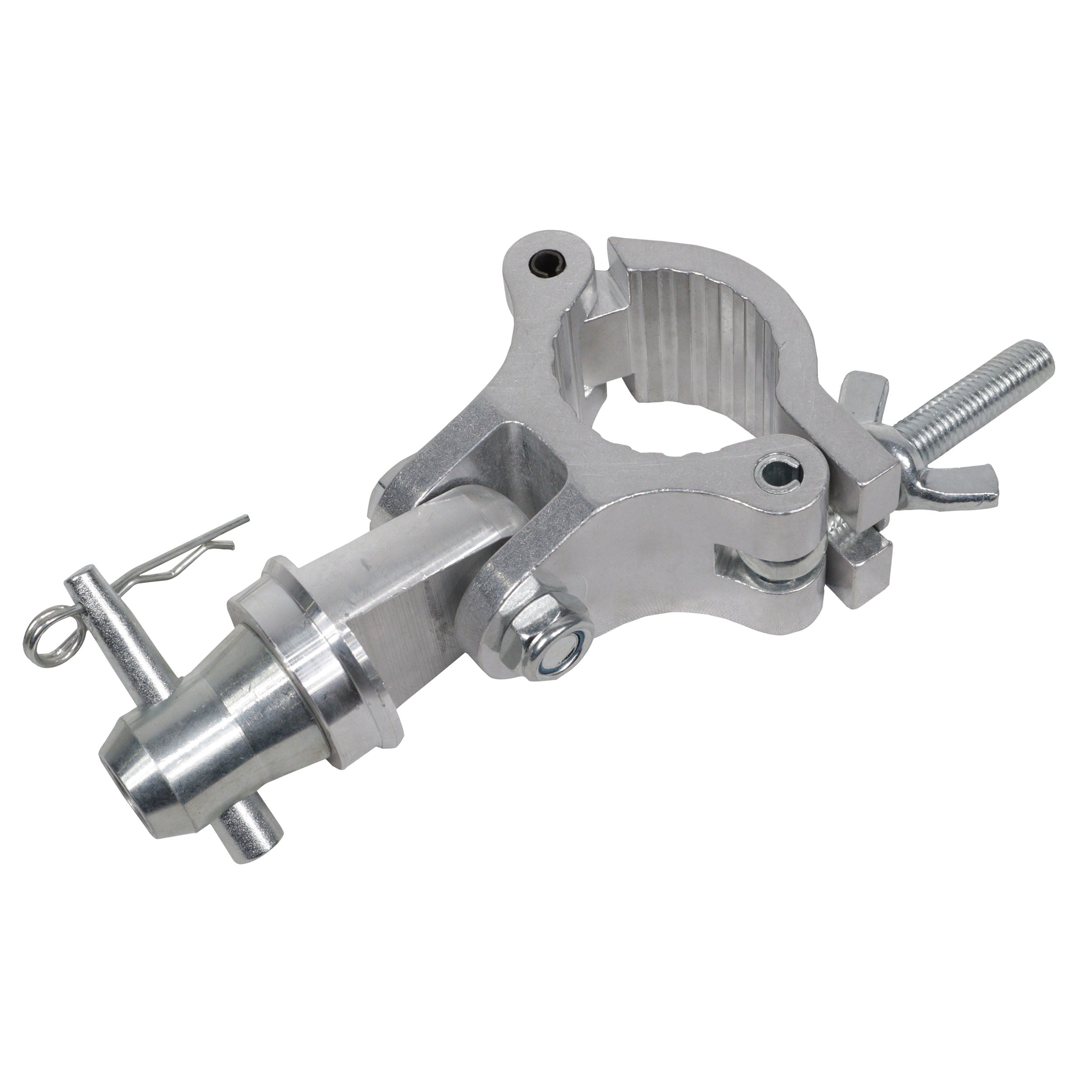 Aluminum Pro M10 Truss Clamp with Hinge Adjustable 180 Degree Half Coupler