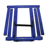 XO DJ Foldable Laptop Stand with Adjustable Shelf & Carrying Bag - BLUE