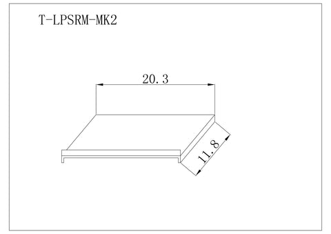 Universal Sliding Laptop Shelf Add-on for ProX MK2 Combo Rack Mount Mixer Cases