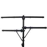 Height Adjustable DJ Lighting Stand with (2) Side Bars – adjusts up to 12 Ft Height