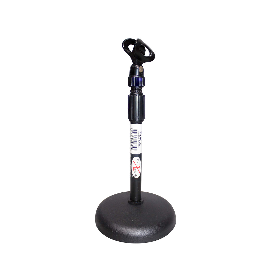 Desktop Microphone Stand with 6" Round Base