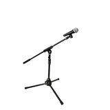 Short Tripod Microphone Stand W/Boom
