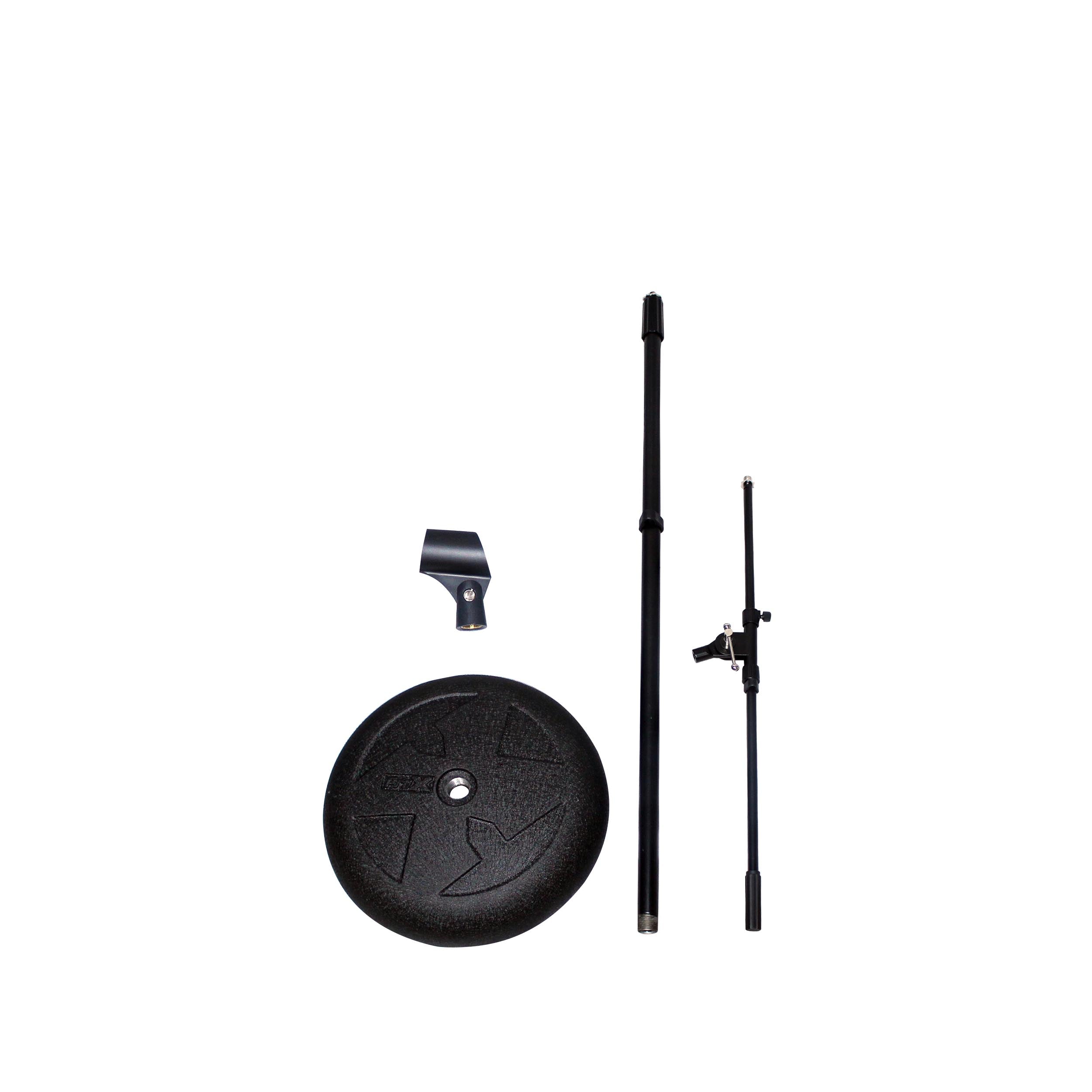 Round Base Microphone Stand W/Boom
