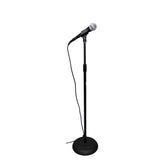 Round Base Microphone Stand W/Boom