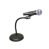 Gooseneck Desktop Microphone Stand With 6" Round Base
