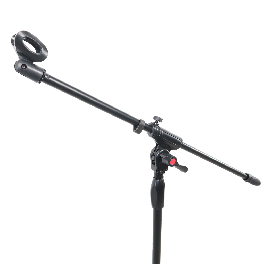 6 Ft Pro Tripod Microphone Concert Musician DJ Stand With Boom and Mic Clip