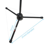 6 Ft Pro Tripod Microphone Concert Musician DJ Stand With Boom and Mic Clip