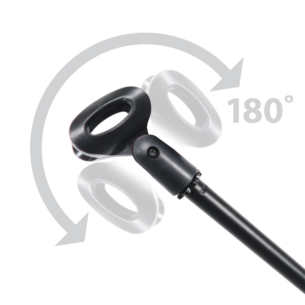 6 Ft Pro Tripod Microphone Concert Musician DJ Stand With Boom and Mic Clip