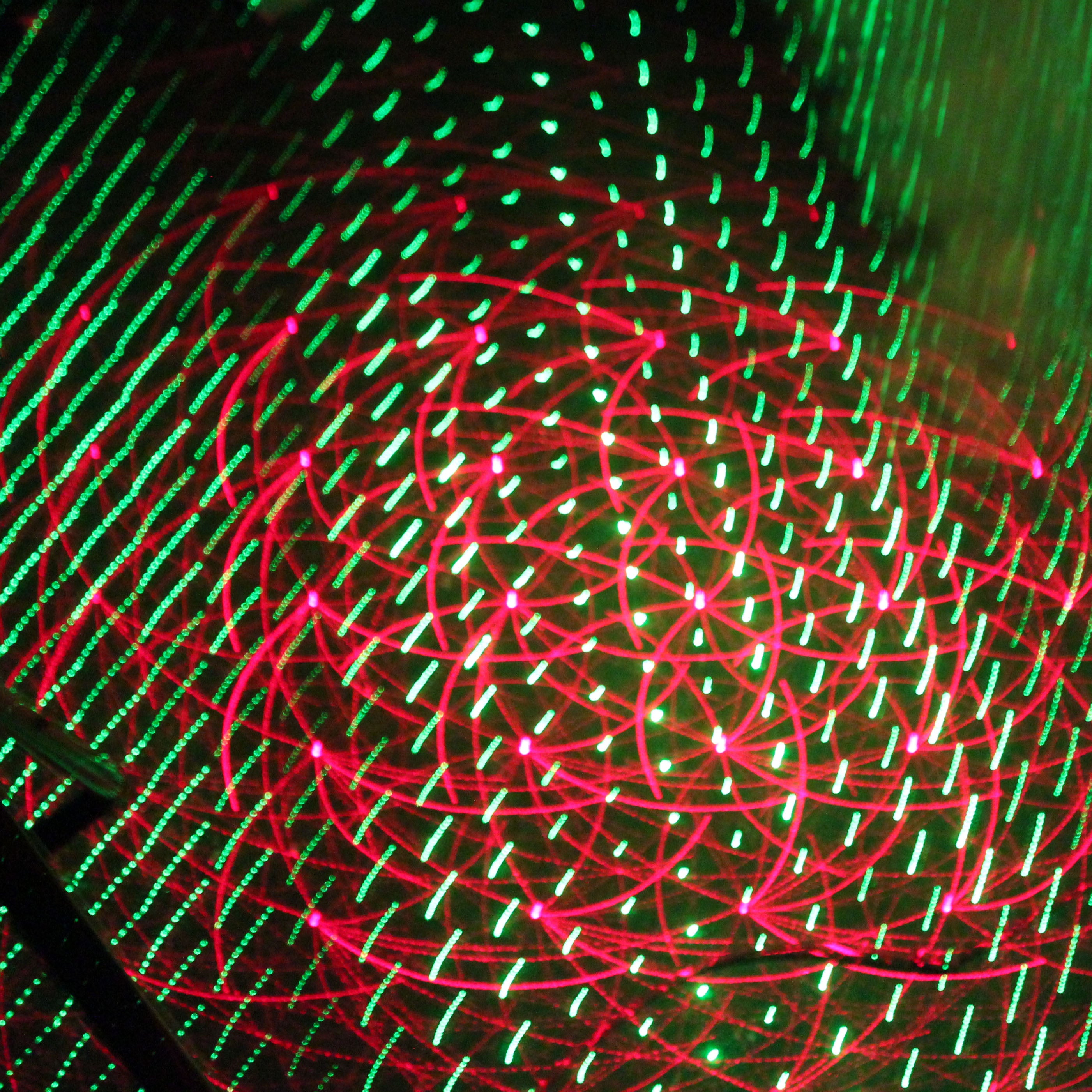 BLACK JACK 5 mW Class 3A Red & Green Dual Color Animation Laser Effect Light