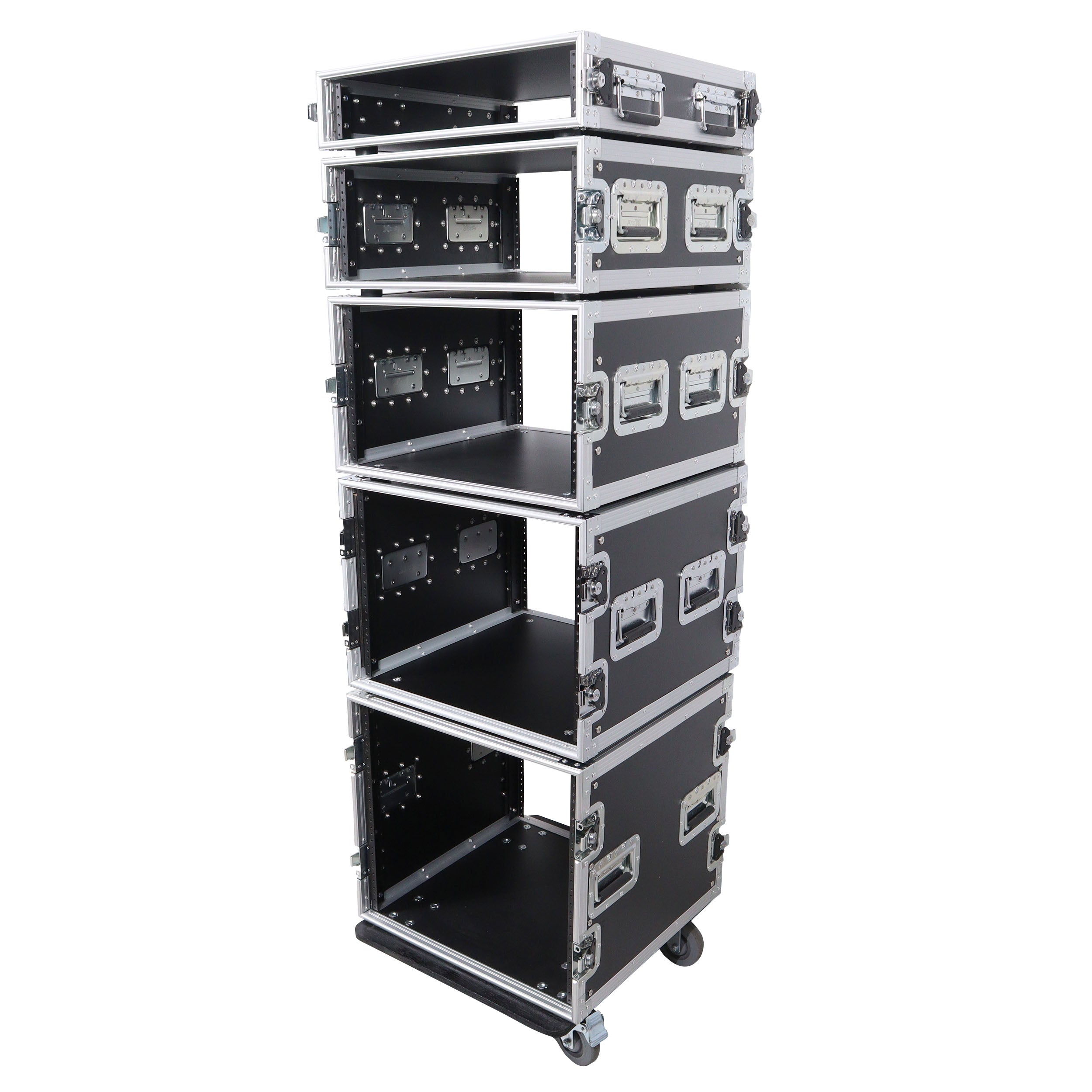 8U Space Amp Rack Mount ATA Flight Case 19" Depth