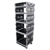 8U Space Amp Rack Mount ATA Flight Case 19" Depth