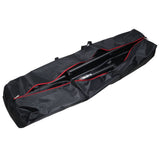 6' Ft Twin Pack Professional Telescoping Crank Speaker Stand Set with Carrying Bag Black Finish