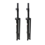 Set of 2 Heavy Duty DJ PA Production PA 6FT 72" All Metal Speaker Tripod Stand W/Carrying bag