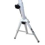 White Heavy-Duty All Metal Speaker Tripod Stand Set of 2, 4-7 ft. (44"-84") Cloud Series