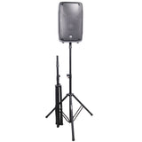 Set of 2 Pro Air-Powered tripod Speaker stand in Black w/ Carry Bag