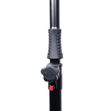 Set of 2 Pro Air-Powered tripod Speaker stand in Black w/ Carry Bag