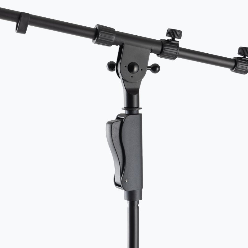 One-Handed Boom Mic Stand with Tripod Base