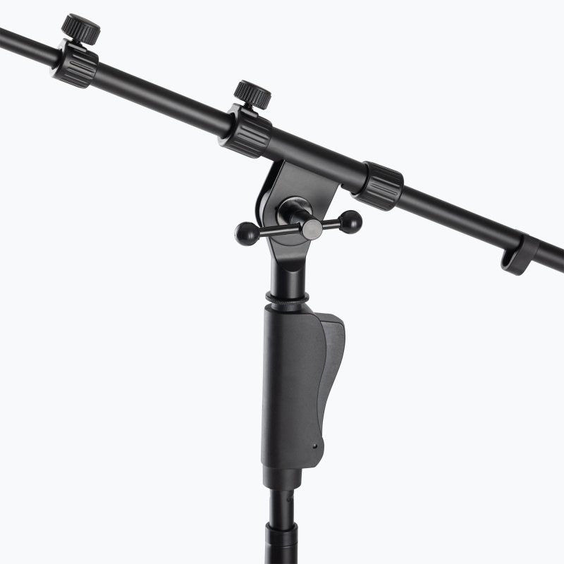 One-Handed Boom Mic Stand with Tripod Base