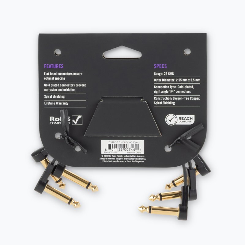 Production-Grade Flat Patch Cables (3-Pack)