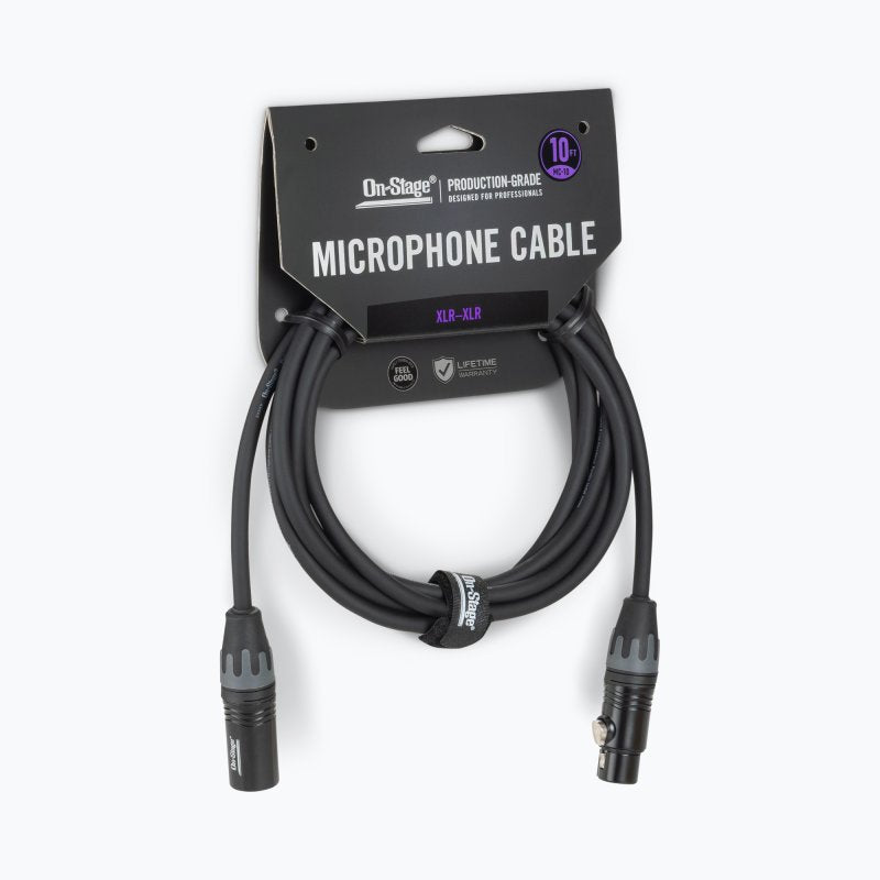 Production-Grade Microphone Cable (XLR to XLR) 10 ft
