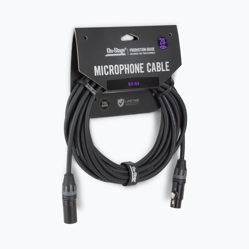 Production-Grade Microphone Cable (XLR to XLR) 20 ft