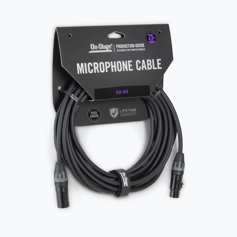 Production-Grade Microphone Cable (XLR to XLR) 25 ft