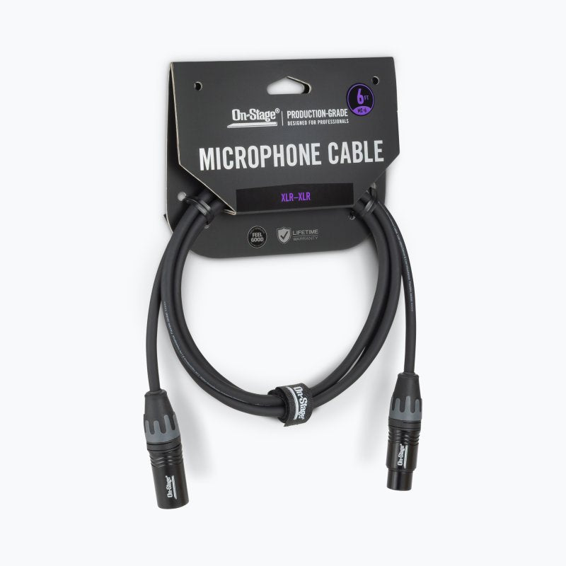 Production-Grade Microphone Cable (XLR to XLR) 6 ft