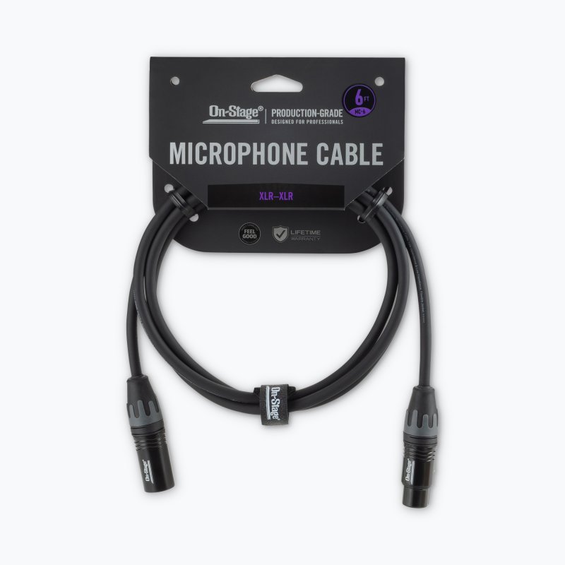 Production-Grade Microphone Cable (XLR to XLR) 6 ft