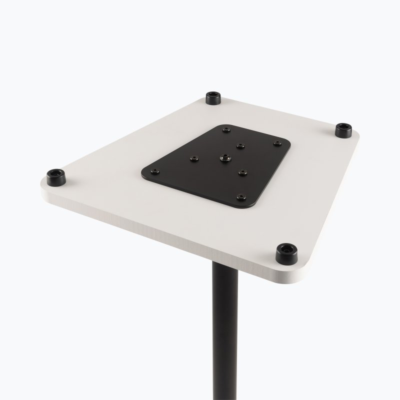 Wood Studio Monitor Stands (White, Pair)