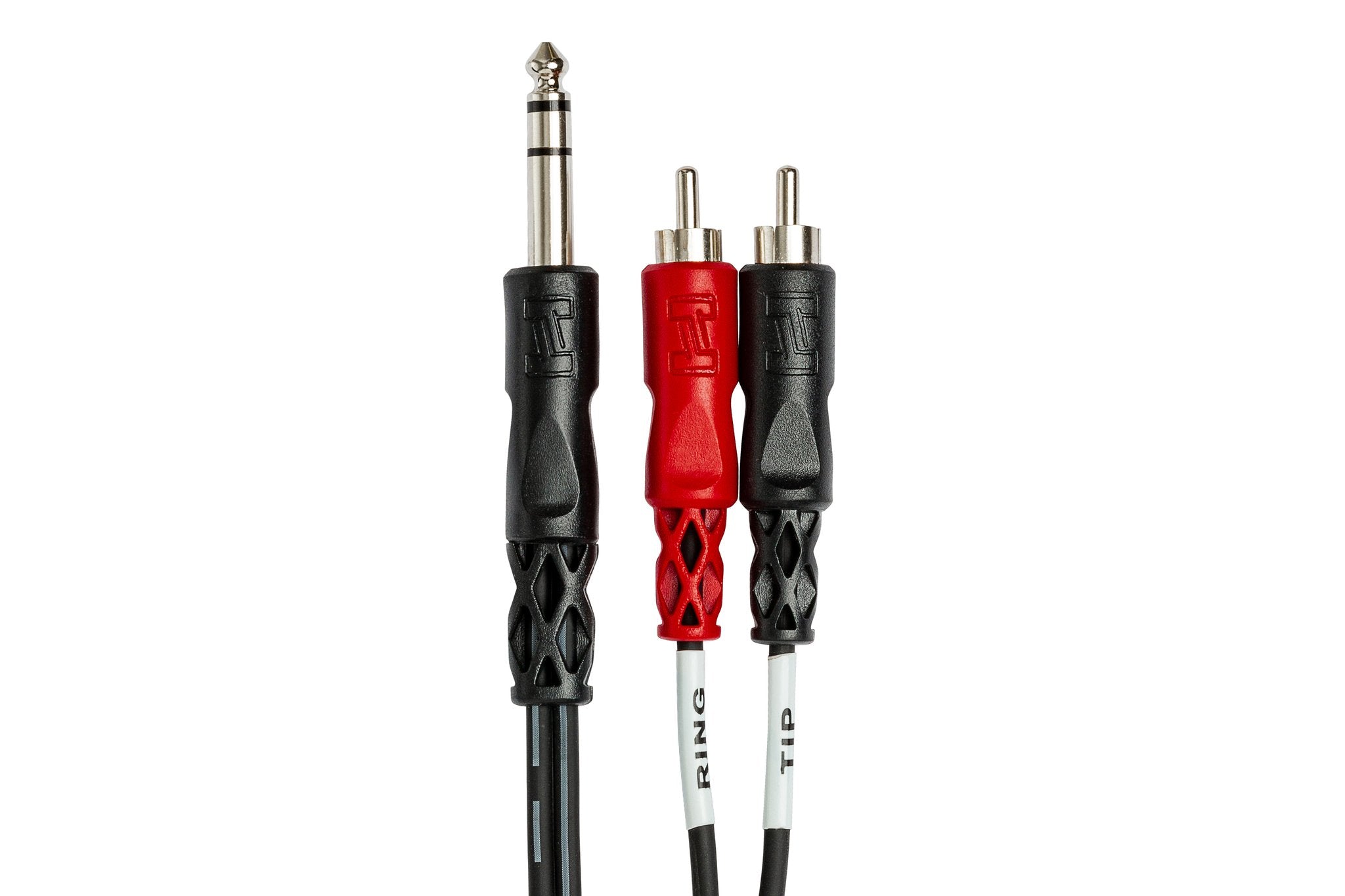 Insert Cable, 1/4 in TRS to Dual RCA - Connector