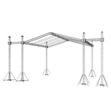 12D Stage Roofing Truss System Package with Speaker Wings